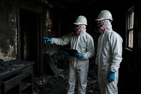 Quelles surfaces sont irrécupérables après un incendie ?