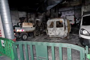 Incendie parking